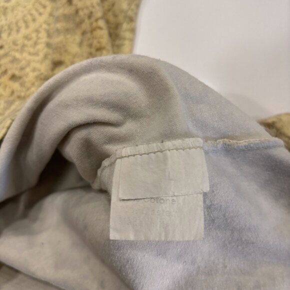 Large Cappopera Vintage T Shirt Scoop Neck Short Sleeve Cotton Soft Patterned - Picture 9 of 11